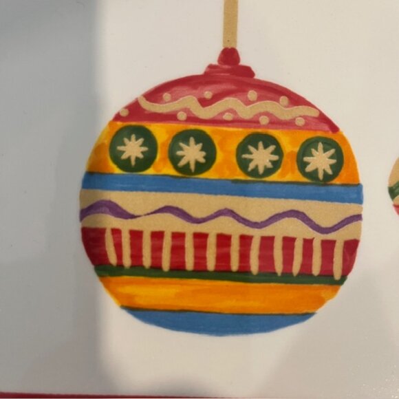 Christopher Radko “It's Christmas” Handled Ornament Tray Made in Portugal - Picture 2 of 9